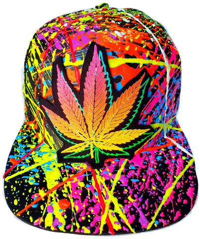 DOUBLE WEEDLEAF CAP BLACK