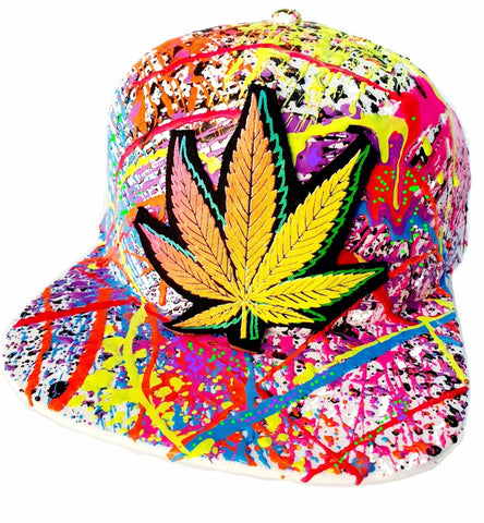 DOUBLE WEEDLEAF CAP WHITE