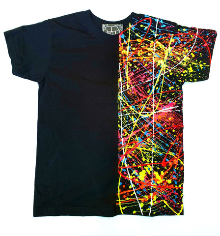 HALF SPLAT T-SHIRT