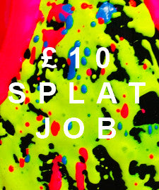 COUCHUK - UV REACTIVE - £10 SPLAT JOB - Clubwear - PLUR - Rave clothing
