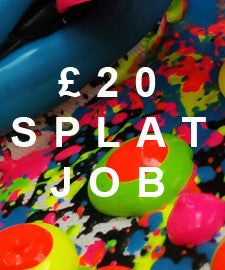 COUCHUK - UV REACTIVE - £20 SPLAT JOB - Clubwear - PLUR - Rave clothing