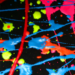 COUCHUK - UV REACTIVE - SPLAT T-SHIRT BLACK - Clubwear - PLUR - Rave clothing