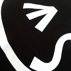 COUCHUK - UV REACTIVE - SIDE TONGUE UNISEX T-SHIRT BLACK - Clubwear - PLUR - Rave clothing