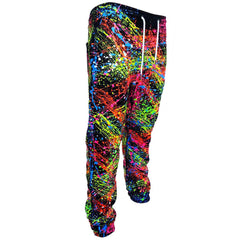 COUCHUK - UV REACTIVE - SPLAT TRACKIES MULTI - Clubwear - PLUR - Rave clothing