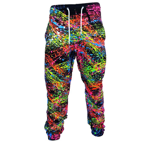 COUCHUK - UV REACTIVE - SPLAT TRACKIES MULTI - Clubwear - PLUR - Rave clothing