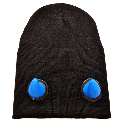 HORN BEANIE BLUE