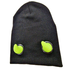 HORN BEANIE GREEN
