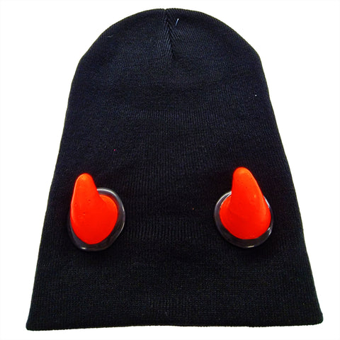 HORN BEANIE RED
