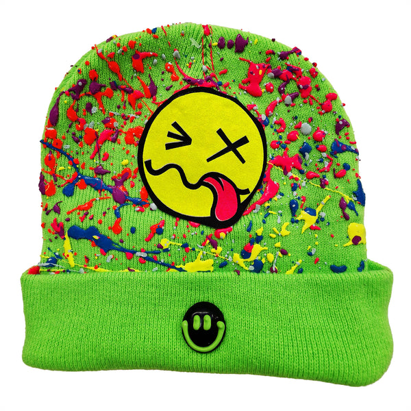 TONGUE BEANIE GREEN