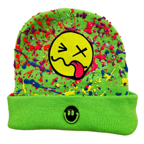 TONGUE BEANIE GREEN