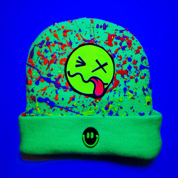 TONGUE BEANIE GREEN