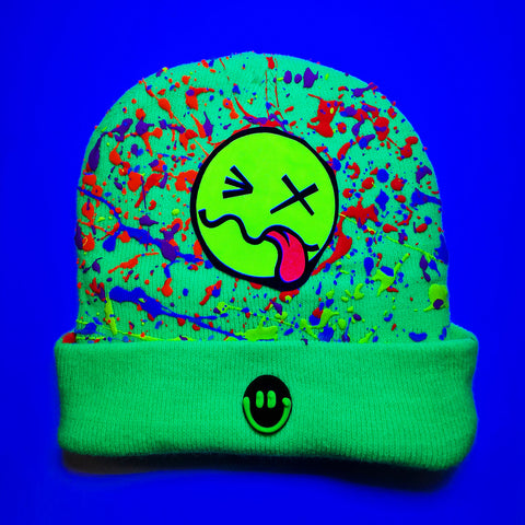 TONGUE BEANIE GREEN