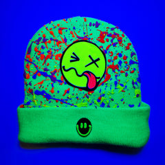 TONGUE BEANIE GREEN