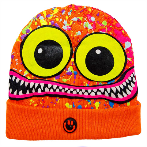TUBZ FACE BEANIE ORANGE