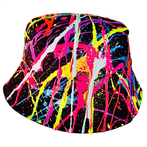 SPLAT RAVE HAT BLACK MULTI-COLOURED