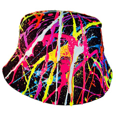 SPLAT RAVE HAT BLACK MULTI-COLOURED