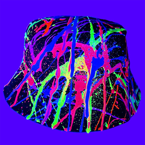 SPLAT RAVE HAT BLACK MULTI-COLOURED