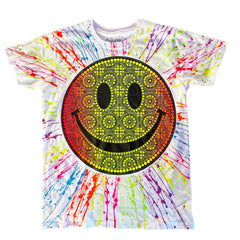 CANDYFACE T-SHIRT WHITE/MULTICOLOUR DESIGN