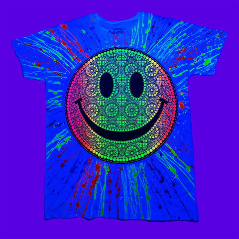 CANDYFACE T-SHIRT WHITE/MULTICOLOUR DESIGN