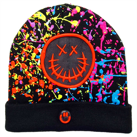 EVIL BADGE BEANIE BLACK