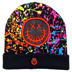 EVIL BADGE BEANIE BLACK