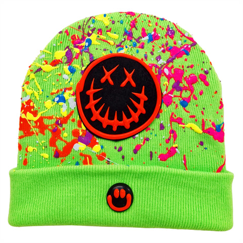 EVIL BADGE BEANIE GREEN