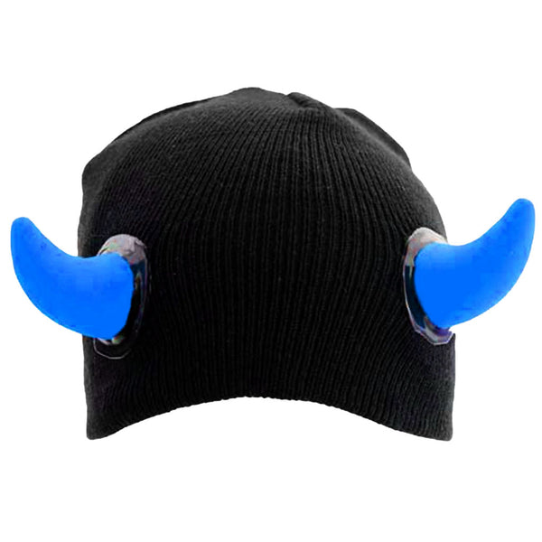 HORN BEANIE BLUE