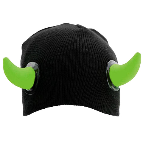 HORN BEANIE GREEN