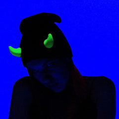 HORN BEANIE GREEN