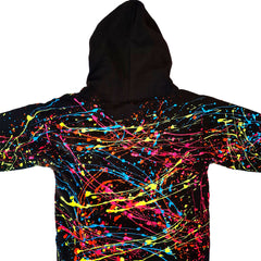 KIDS SPLAT HOODIE BLACK