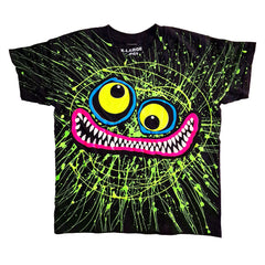 SCRIBBLE FACE KIDS T-SHIRT BLACK