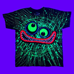 SCRIBBLE FACE KIDS T-SHIRT BLACK