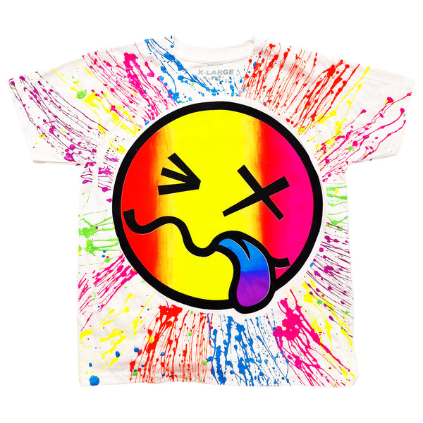 TONGUE FACE KIDS T-SHIRT - WHITE