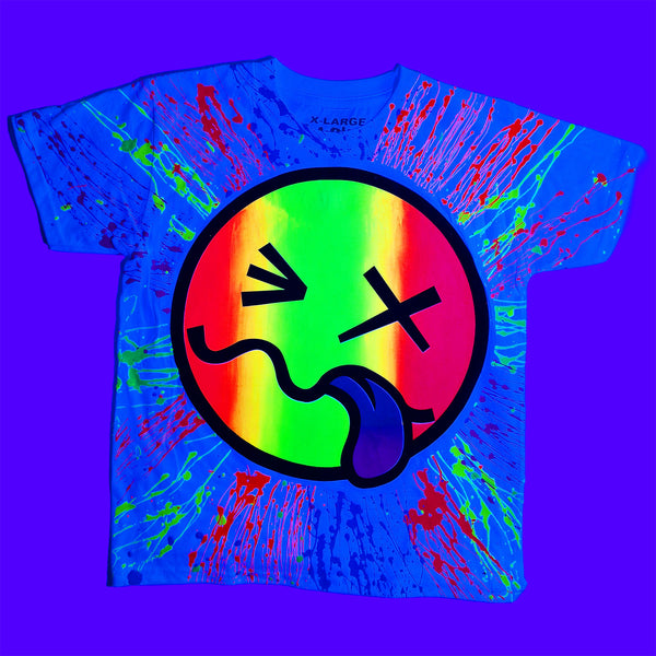 TONGUE FACE KIDS T-SHIRT - WHITE