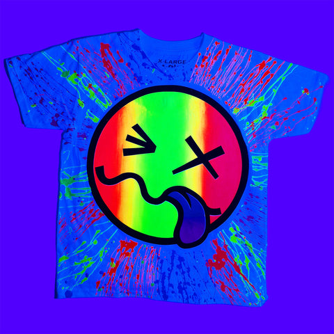 TONGUE FACE KIDS T-SHIRT - WHITE